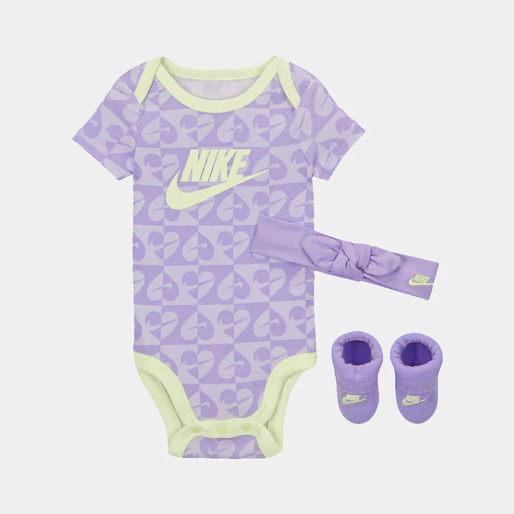 NIKE SET NEONATA 3 PEZZI