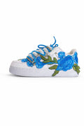 NIKE AIR FORCE ROPE LACES CELESTE ROSES