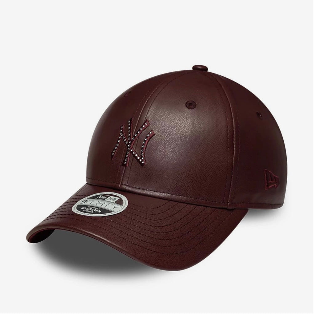 NEW ERA New York Yankees MLB Diamante PU Rosso Scuro