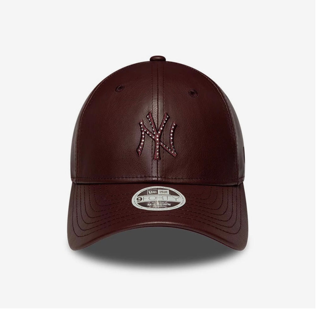 NEW ERA New York Yankees MLB Diamante PU Rosso Scuro