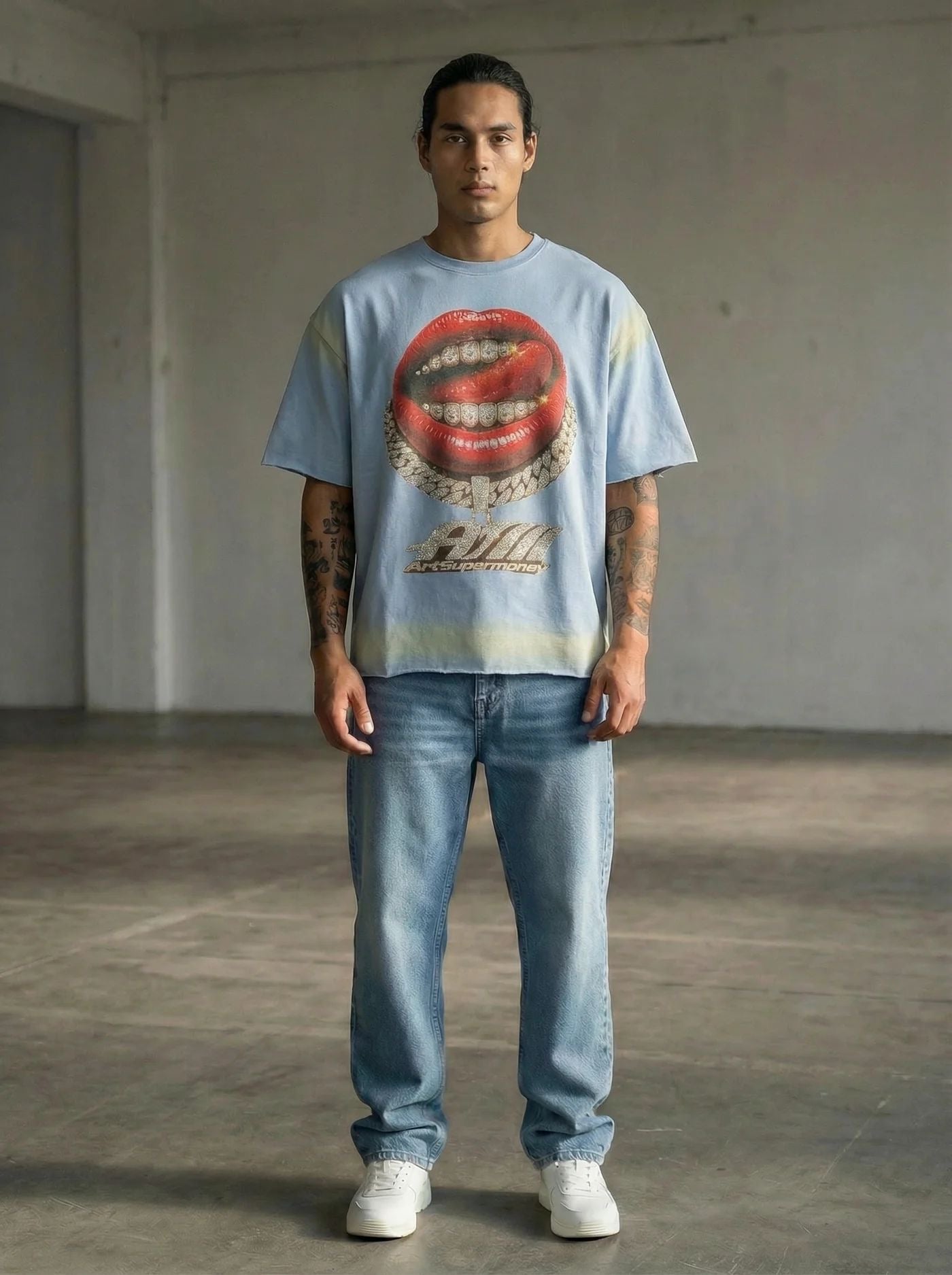 T-SHIRT GRILLZ ARTSUPERMONEY