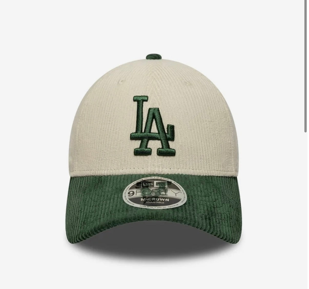 NEW ERA M-Crown LA Dodgers MLB Cord Crema