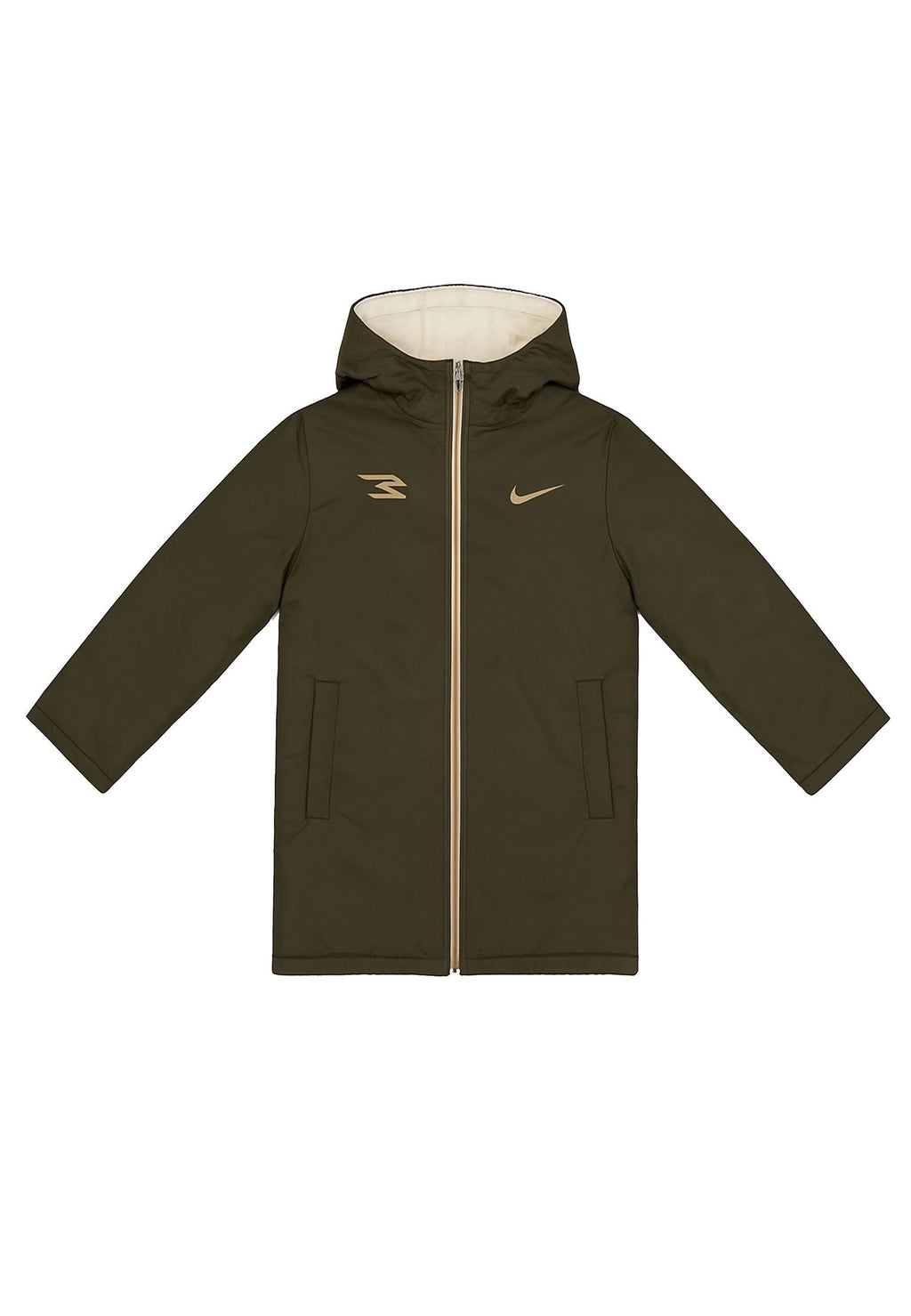 GIUBBINO NIKE REVERSIBILE ORSETTO CON CAPPUCCIO