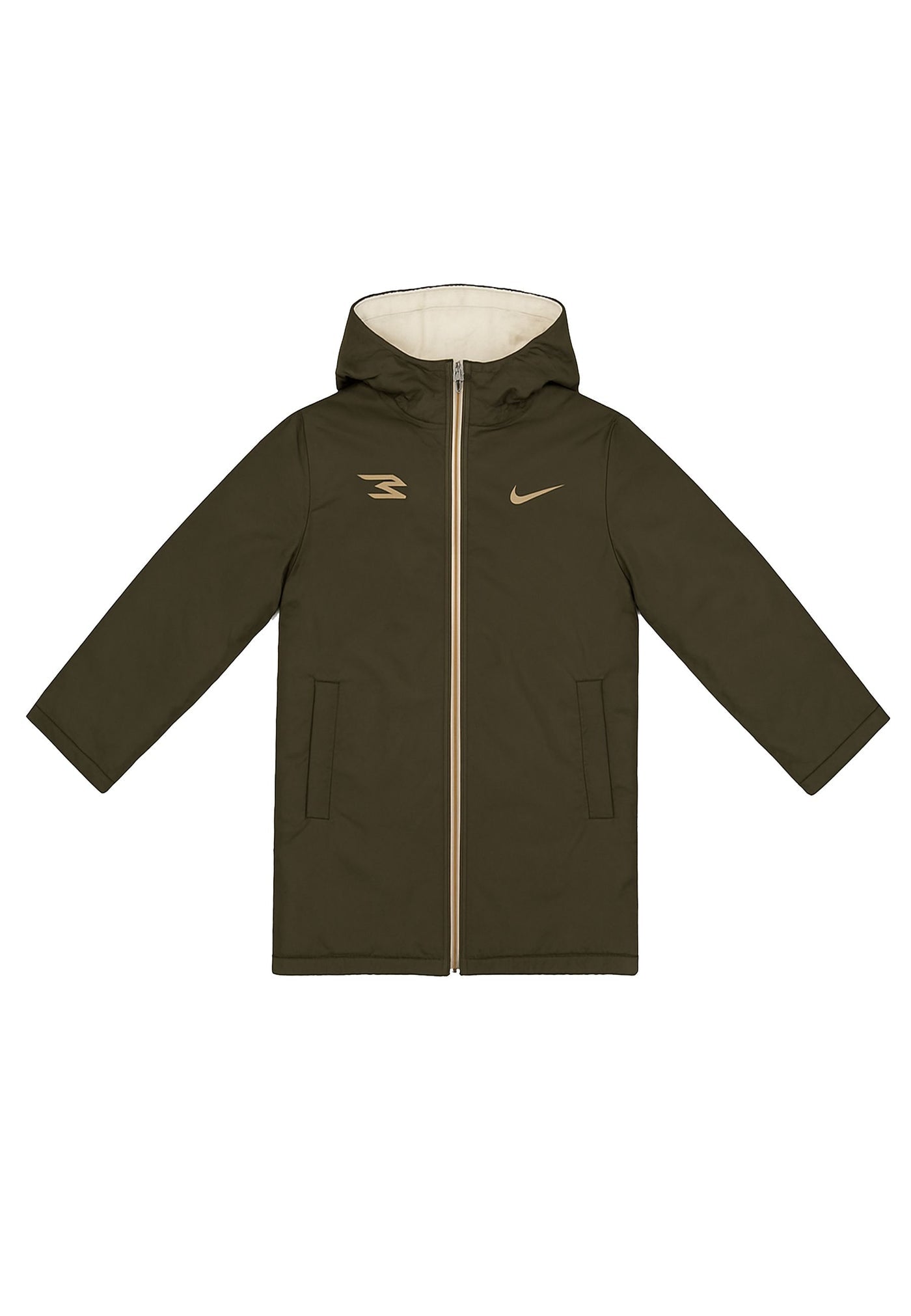 GIUBBINO NIKE REVERSIBILE ORSETTO CON CAPPUCCIO