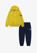 NIKE SPORTSWEAR SET UNISEX - midnight blu/yellow