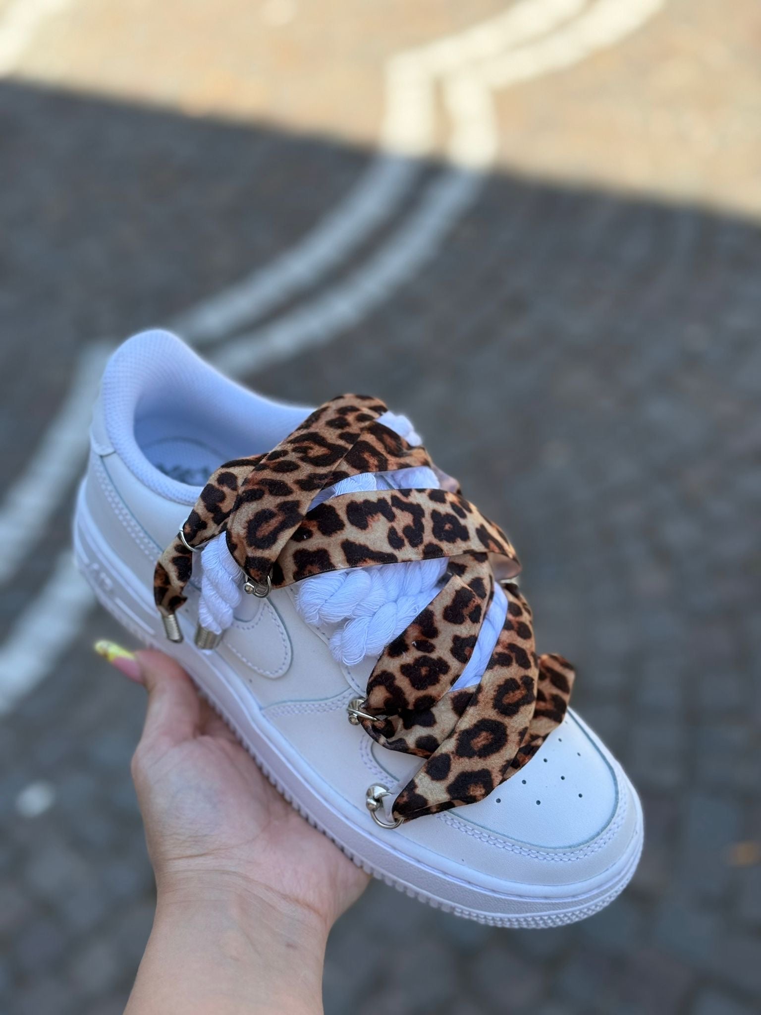 AIR FORCE ROPE LACES LEOPARDATE