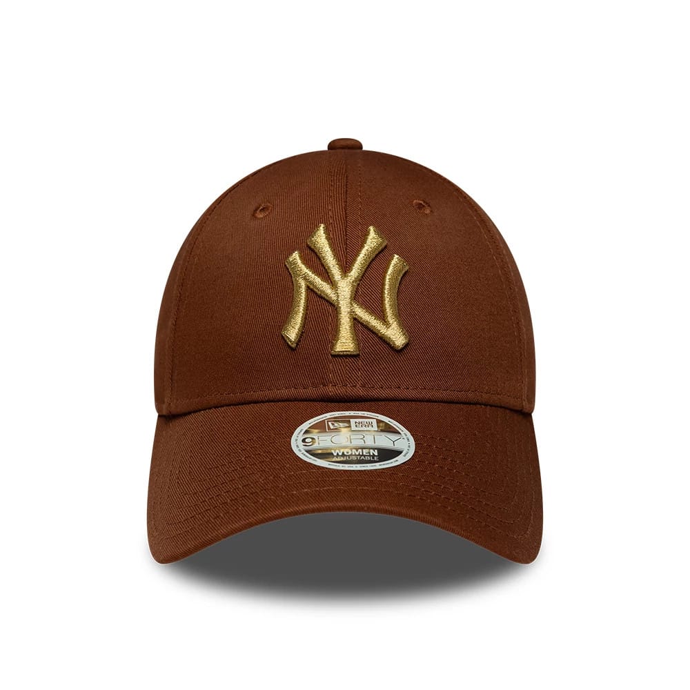 9FORTY New York Yankees MLB Metallic Marrone Donna