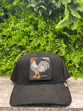CAPPELLO GOORIN BROS SUEDE ROOSTER BLACK