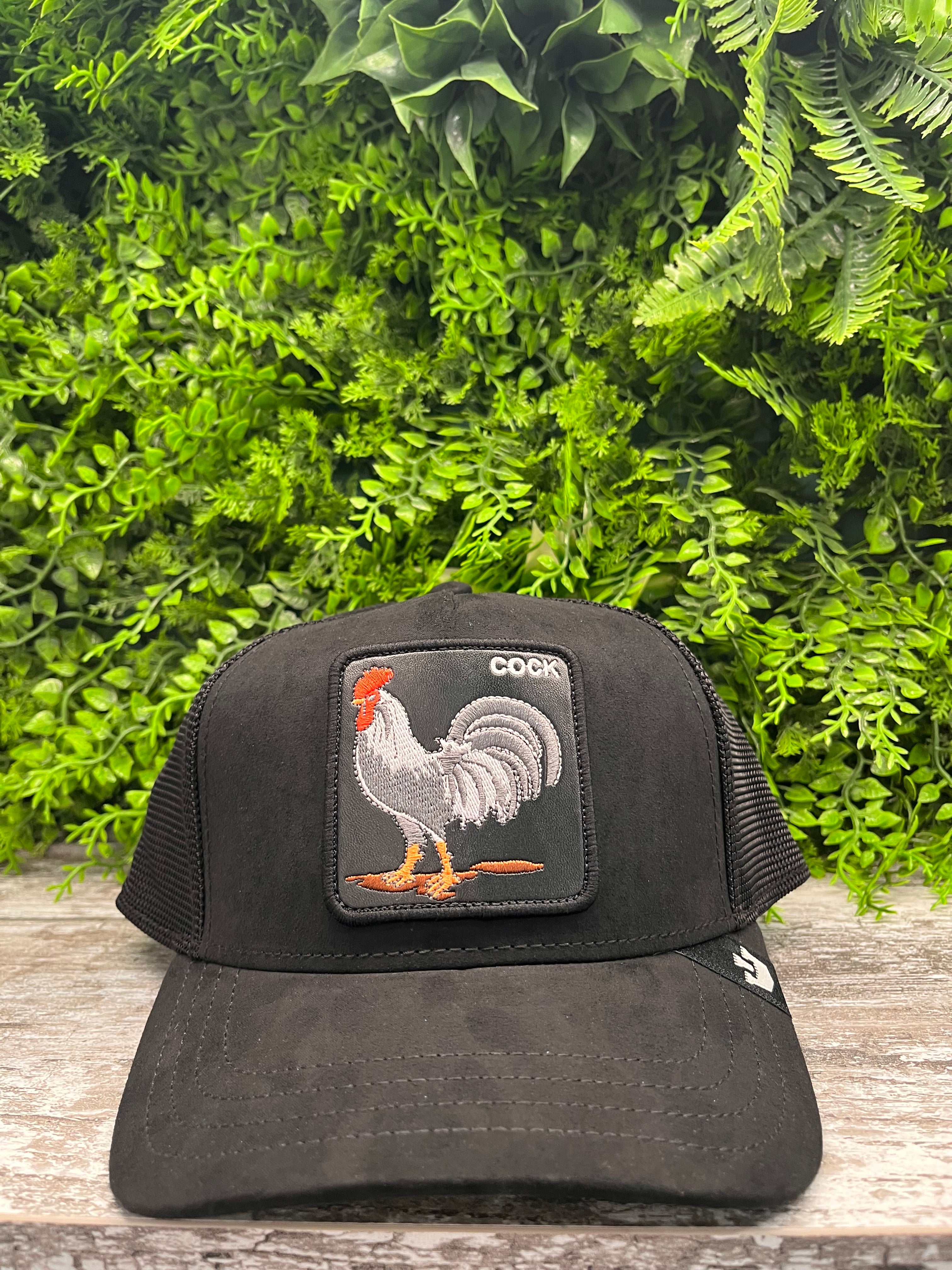 CAPPELLO GOORIN BROS SUEDE ROOSTER BLACK